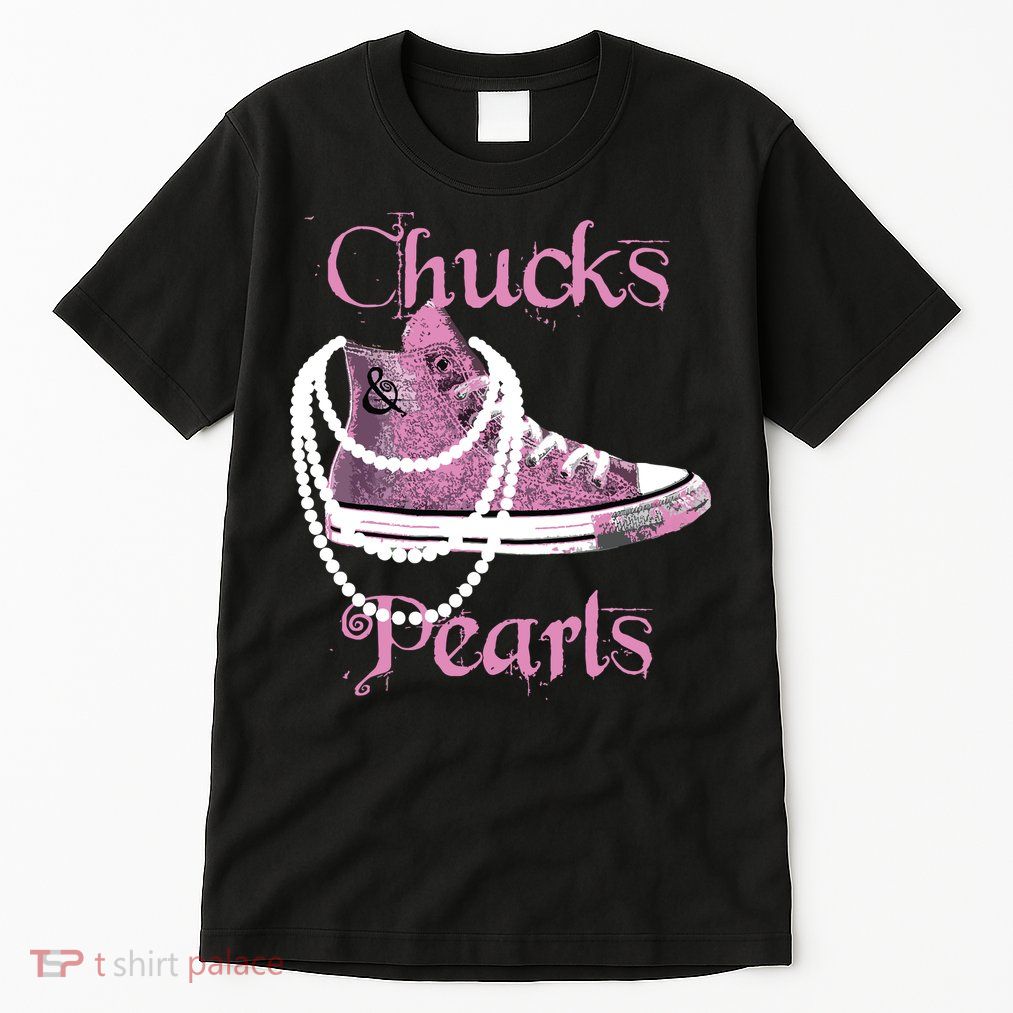 Kamala Harris Vice President Chucks And Pearls Tall T-Shirt