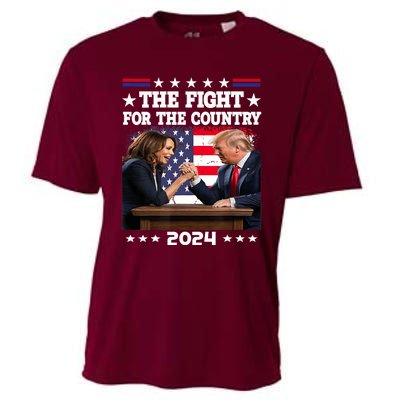 Kamala Harris Vs Trump The Fight For The Country 2024 Cooling Performance Crew T-Shirt