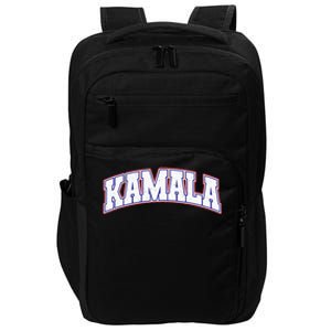 Kamala Harris Varsity Style Arch Lettering Impact Tech Backpack