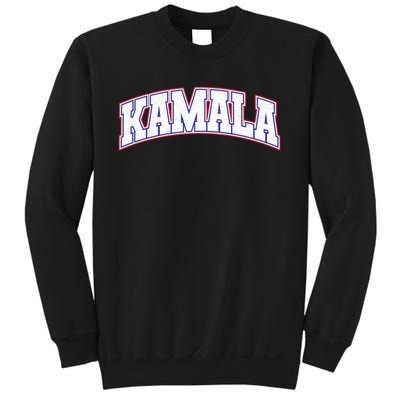 Kamala Harris Varsity Style Arch Lettering Sweatshirt