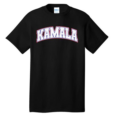 Kamala Harris Varsity Style Arch Lettering Tall T-Shirt