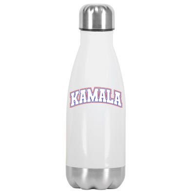 Kamala Harris Varsity Style Arch Lettering Stainless Steel Insulated Water Bottle