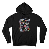 Kamala Harris Vintage Floral Feminine First Female President Hoodie