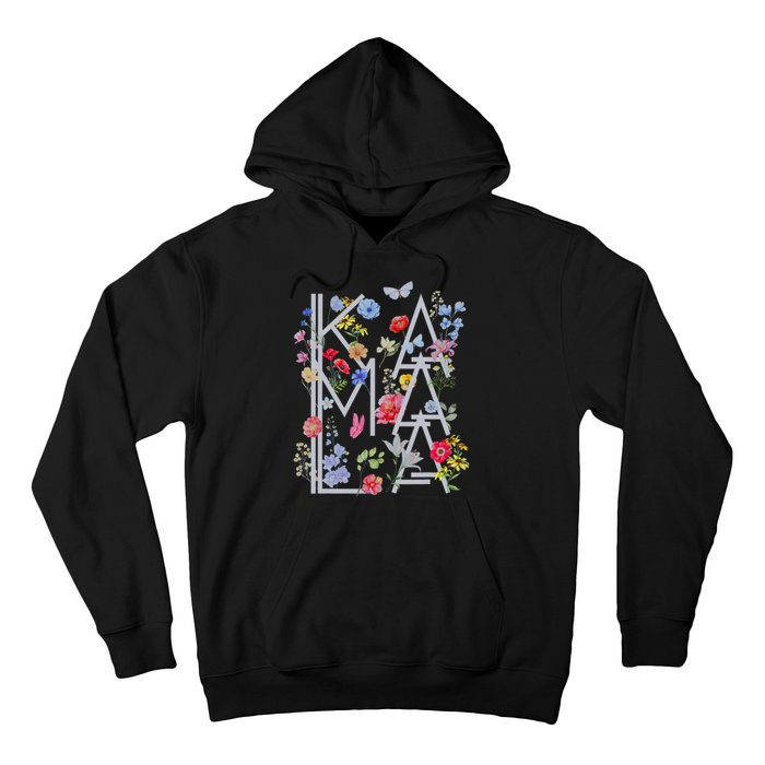 Kamala Harris Vintage Floral Feminine First Female President Hoodie