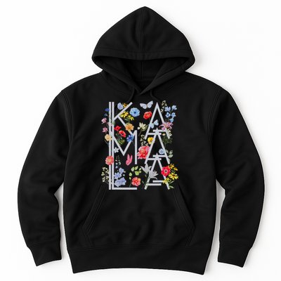 Kamala Harris Vintage Floral Feminine First Female President Hoodie