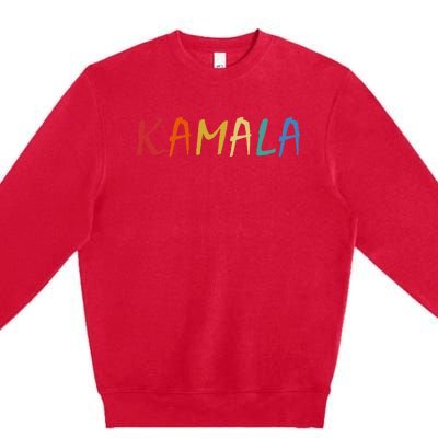 Kamala Harris Vice President Premium Crewneck Sweatshirt