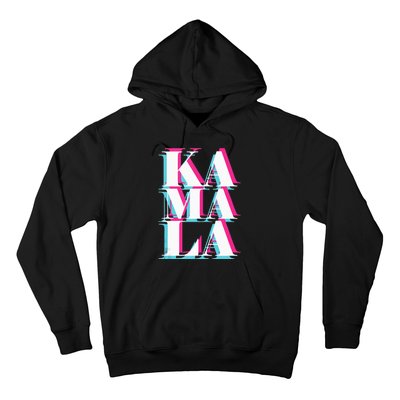 Kamala Harris Vintage Style Abstract Design Hoodie