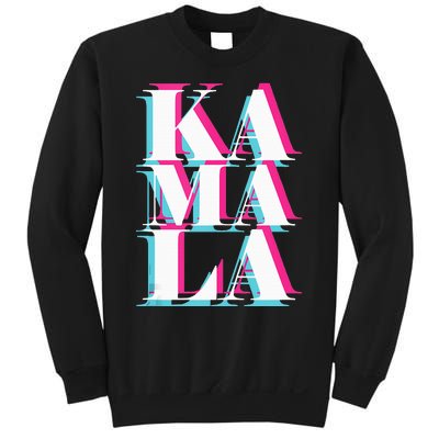 Kamala Harris Vintage Style Abstract Design Sweatshirt