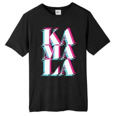 Kamala Harris Vintage Style Abstract Design Tall Fusion ChromaSoft Performance T-Shirt