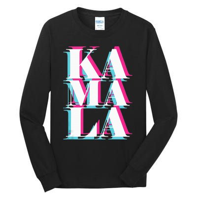 Kamala Harris Vintage Style Abstract Design Tall Long Sleeve T-Shirt