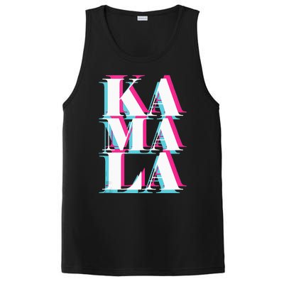 Kamala Harris Vintage Style Abstract Design PosiCharge Competitor Tank