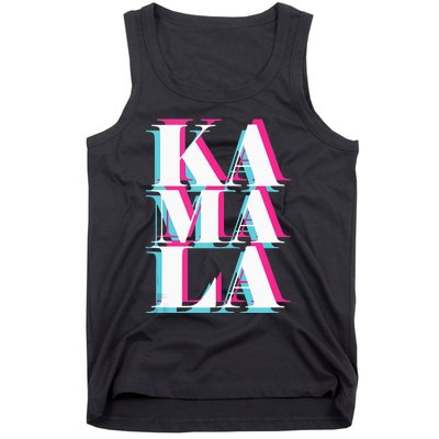 Kamala Harris Vintage Style Abstract Design Tank Top