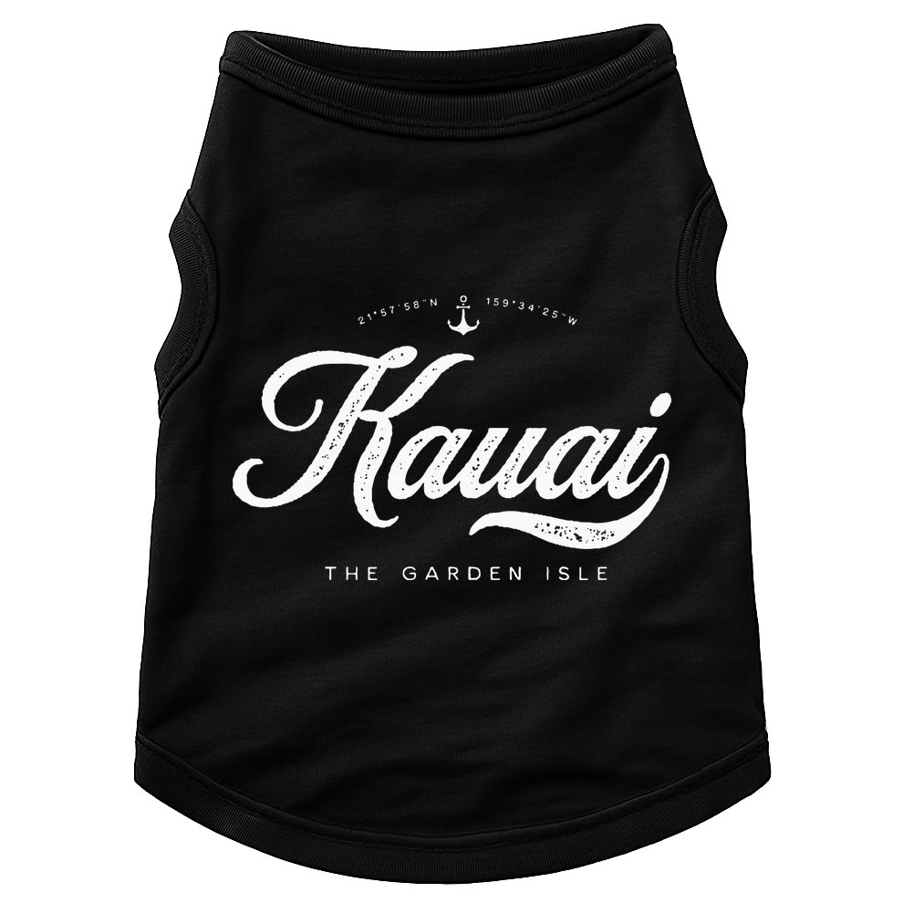 Kauai Hawaii Vintage Retro Doggie Tank