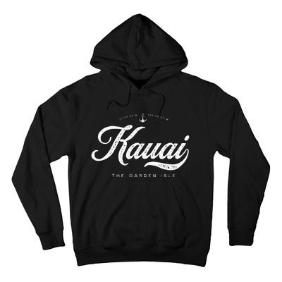 Kauai Hawaii Vintage Retro Hoodie