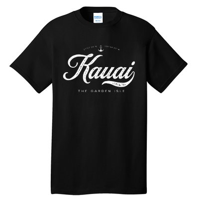 Kauai Hawaii Vintage Retro Tall T-Shirt