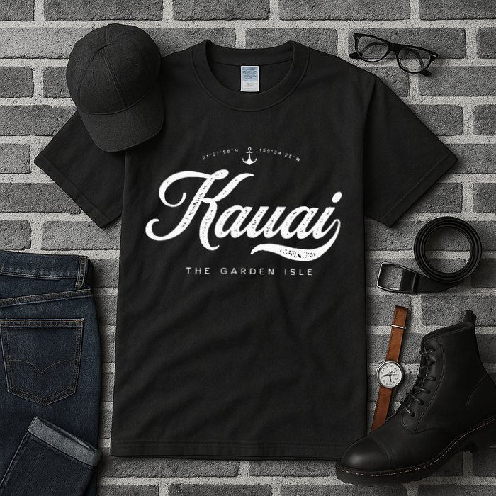 Kauai Hawaii Vintage Retro Tall T-Shirt