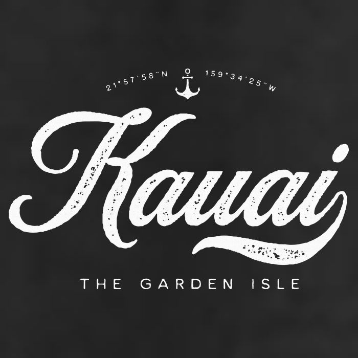 Kauai Hawaii Vintage Retro Beanie