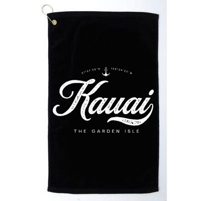 Kauai Hawaii Vintage Retro Golf Towel