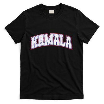 Kamala Harris Varsity Style Arch Lettering T-Shirt