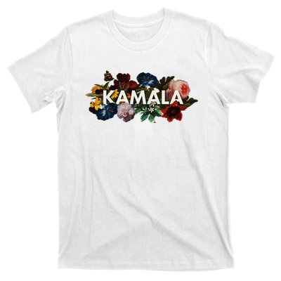 Kamala Harris Vintage Floral Feminine First Female President T-Shirt