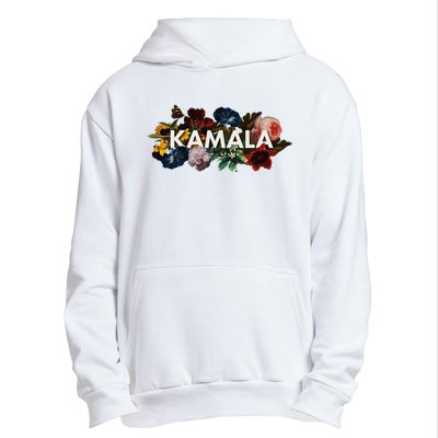 Kamala Harris Vintage Floral Feminine First Female President Urban Pullover Hoodie