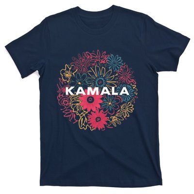 Kamala Harris Vintage Floral Feminine First Female President T-Shirt