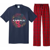 Kamala Harris Vintage Floral Feminine First Female President Pajama Set