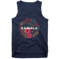 Kamala Harris Vintage Floral Feminine First Female President Tank Top