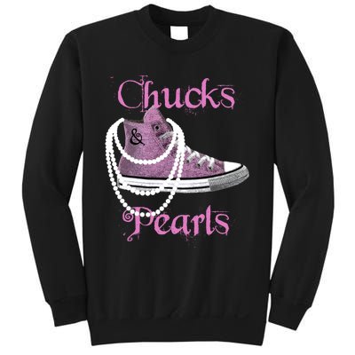 Kamala Harris Vice President Chucks And Pearls Sweatshirt