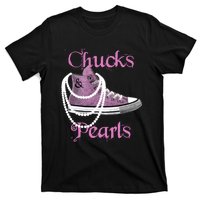 Kamala Harris Vice President Chucks And Pearls T-Shirt