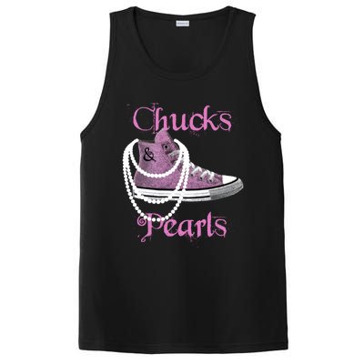 Kamala Harris Vice President Chucks And Pearls PosiCharge Competitor Tank