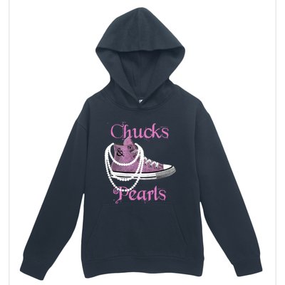 Kamala Harris Vice President Chucks And Pearls Urban Pullover Hoodie