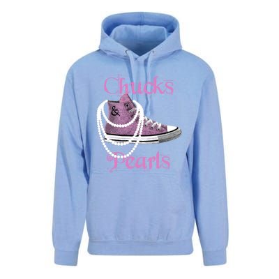 Kamala Harris Vice President Chucks And Pearls Unisex Surf Hoodie