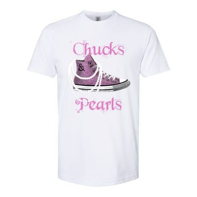 Kamala Harris Vice President Chucks And Pearls Softstyle CVC T-Shirt