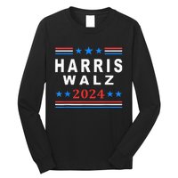 Kamala Harris Vs Tim Walz Election 2024 Long Sleeve Shirt