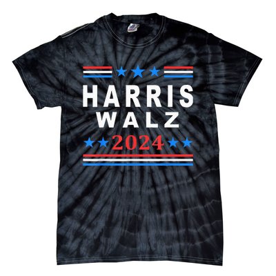 Kamala Harris Vs Tim Walz Election 2024 Tie-Dye T-Shirt