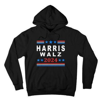 Kamala Harris Vs Tim Walz Election 2024 Tall Hoodie