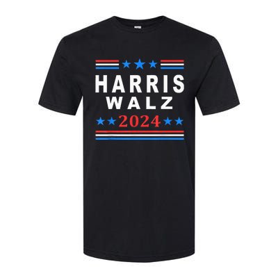 Kamala Harris Vs Tim Walz Election 2024 Softstyle CVC T-Shirt