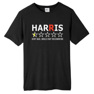 Kamala Harris Very Bad Would Not Recommend Vote Trump Premium Tall Fusion ChromaSoft Performance T-Shirt