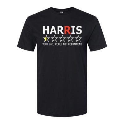 Kamala Harris Very Bad Would Not Recommend Vote Trump Premium Softstyle CVC T-Shirt