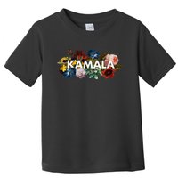 Kamala Harris Vintage Floral Feminine First Female President Toddler T-Shirt