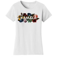 Kamala Harris Vintage Floral Feminine First Female President Women's T-Shirt