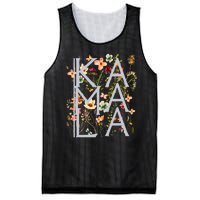 Kamala Harris Vintage Floral Feminine First Female President Mesh Reversible Basketball Jersey Tank