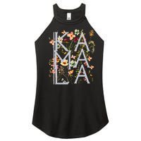 Kamala Harris Vintage Floral Feminine First Female President Women's Perfect Tri Rocker Tank