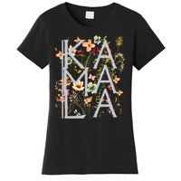 Kamala Harris Vintage Floral Feminine First Female President Women's T-Shirt