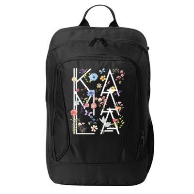 Kamala Harris Vintage Floral Feminine First Female President City Backpack