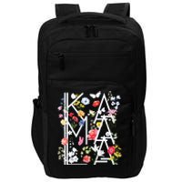 Kamala Harris Vintage Floral Feminine First Female President Impact Tech Backpack