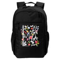 Kamala Harris Vintage Floral Feminine First Female President Daily Commute Backpack