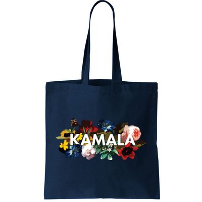 Kamala Harris Vintage Floral Feminine First Female President Tote Bag