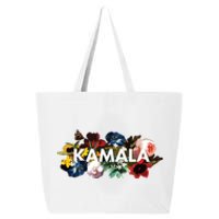 Kamala Harris Vintage Floral Feminine First Female President 25L Jumbo Tote